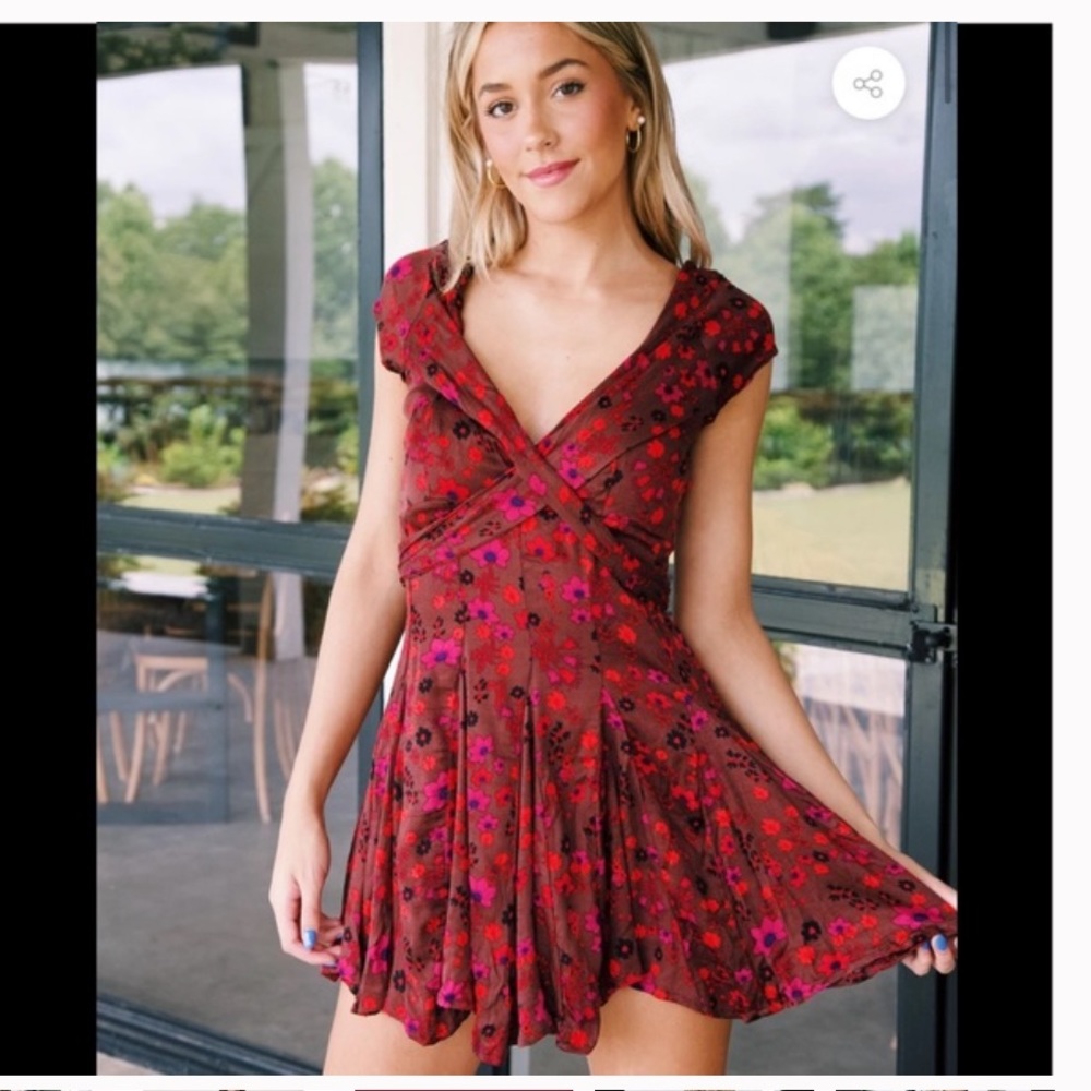 NWT Free People It Takes Two Wrap Dress